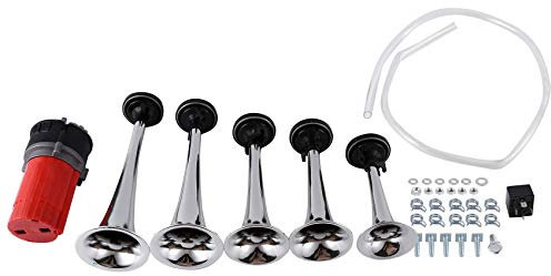 125 dB 12 V Rot Auto Trompete Horn von Hazzard General für Auto Boot