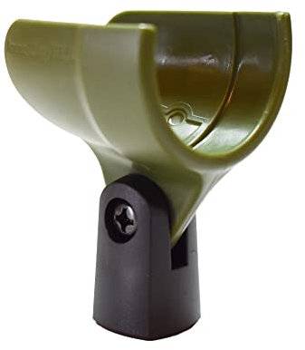 Ammo Clip HB52 Bullet Mic Holder For Hohner HB52 Harp Blaster Microphone (Olive Green)
