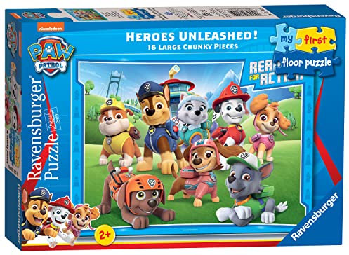 Ravensburger Paw Patrol My First Floor Jigsaw Puzzle for Kids Age 2+