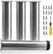 Uotyle 4PCS Adjustable Table Legs 250mm Adjustable Legs For Furniture Stainless Steel Cabinet Legs With Screws ＆ Screwdriver Desk Sofa Feet For Home/Office/Kitchen