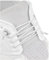 Endoto Schnürsenkel für ON Cloud 5 & 6 Running Schuhe, Ohne Binden Schuhbänder Ersatz Elastische Dehnbare Gummi Rund Laces Shoelaces für On Laufschuhe (Weiß,26 Zoll)