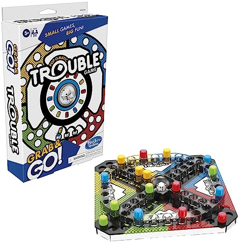 Hasbro B1003 Pop-O-Matic Trouble Grab and Go Game