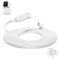 SMAYS 20 ft Cable for WYZE Cam Pan v3 Camera, Flat Micro USB Extension Power Cord, 90 Degree White