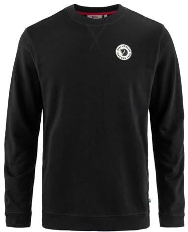 Fjällräven Herren 1960 Logo Badge Sweater, Black, S