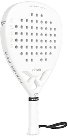 VirtuFit Fusion Pro Pala de Padel - Blanco - Plata