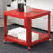 Beistelltisch/Beistelltisch, Sofa-Mitteltisch, Schlafzimmer-Schreibtisch, Kleiner 2-stöckiger Couchtisch, Stauraum für Wohnzimmer, Wandtisch, Esszimmer, Zuhause mit Universalrad