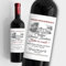 WonderNova 4 Etiquettes autocollantes bouteille de vin - Annonce de grossesse Bébé en route | Grand-parents - Papy - Mamie - Tonton - Tata - Parrain - Marraine - Famille | Annonce naissance originale