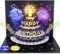 FITMITE Pop-up Geburtstagskarte 3D Geburtstagskarten mit Musik und Licht Happy Birthday Karte Geburtstagsgeschenke für Frauen Männer Freundin(Schwarz-Gold)