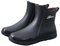 Stivali in gomma per uomo e donna, Chelsea, impermeabili, antiscivolo, per esterni, scarpe da giardino, stivali da pioggia leggeri, Nero , 40 EU