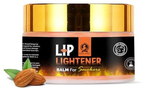 ROYAL SWAG Lip Lightening Lip Lightener And Dark Lips Lip Brightener for Smokers 10 gram(0.35 oz) With Beetroot Extracts and Almond Oil | 100% Vegan, Cruelty Free, Paraben and Sulphate Free.