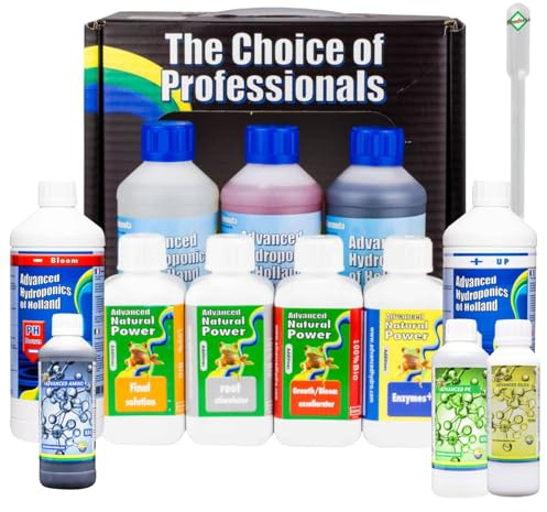 Weedness Advanced Hydroponics Set Professionell XL Dünger-Kit - Naturdünger Grow Flüssig Bio Orchideen Bonsai Organischer