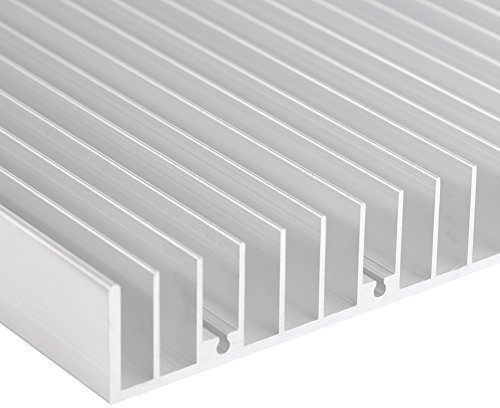 Aluminum Heat Sink with Good Thermal Conductivity for LEDs, Amplifiers, IC Modules, Heatsink, Designed to Maximize Area in with Cool Air