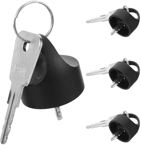 GALPADA 4sets Elderly Mobility Scooter Key Replacement Mechanical Key Replacements for Powered Scooters Use as Equipment Ignition for Wheelchair Trolley