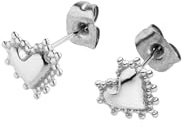 Purelei Delicate Heart Ohrstecker – wasserfest | Kleine Herz-Ohrstecker im Vintage-Look aus Edelstahl & 14K/18K Vergoldung | Dezentes Symbol für Liebe & Aloha-Spirit