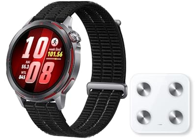 HUAWEI WATCH GT Runner 2 Negro Smartwatch+Scale 3, Reloj Inteligente, Running GPS Ultra preciso, hasta 14 Días Autonomía, Modo Maratón, Ritmo en Tiempo Real, Diseño Fino en Titanio, VFC, ECG, Pago NFC