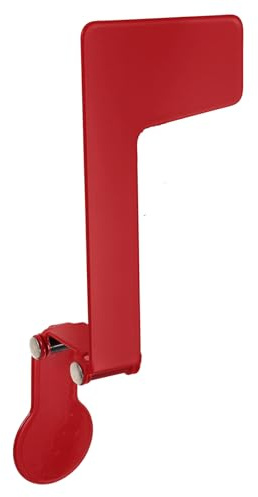 SUPVOX Mailbox Flag Replacement Parts Mailbox Accessories for Yard Rust Resistant Secure Mounting Stainless Steel and Plastic Red