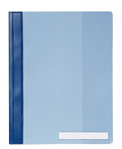 DURABLE Hunke & Jochheim Sichthefter, Hartfolie, DIN A4 überbreit, blau