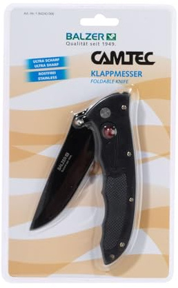 Balzer Camtec Klappmesser II 22cm - Angelmesser, Messer für Angler, Taschenmesser