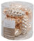 Glas-Tannenzapfen, 60 mm, glanz/matt, 12 Zapfen/Dose, Farbe: champagner