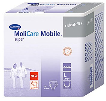 Molicare Mobile Inkontinenzwindeln, groß, in Box