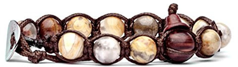 Tamashii Armband Fossilholz, Original von den tibetischen Mönchen geweiht, Buddha, Buddhismus