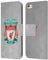 Head Case Designs Officially Licensed Liverpool Football Club White Geometric 1 Crest 1 Leather Wallet Case Compatible With Apple iPhone 6 / iPhone 6s