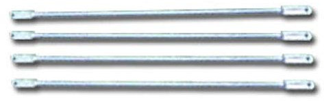 Garden swing replacement Metal Poles to hang seat to frame (80cm x 4)