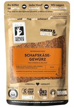 Bremer Gewürzhandel Schafskäse Gewürz, gerebelt, perfekt zum Kochen für Käse- und Tomatenspeisen, leckere Aromen für Fetakäse, 100g