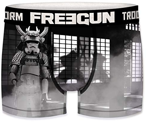 FREEGUN Star Wars Herren Boxershorts Funny Stormtrooper Krieg der Sterne Meme Druck 1er Pack S M L XL XXL