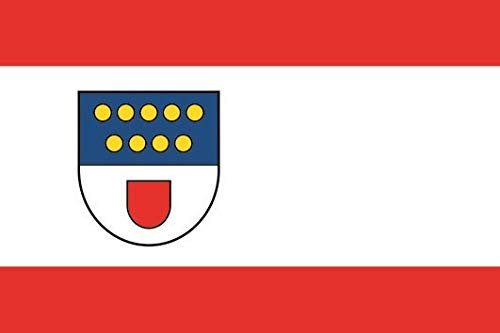 U24 Aufkleber Malberg (Eifel) Flagge Fahne 8 x 5 cm Autoaufkleber Sticker