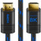 deleyCON 1m 8K HDMI 2.1b Kabel (48G, ULTRA Highspeed) Zertifiziert, 8K@60Hz 4K@120Hz 2K@144Hz/165Hz eARC HDCP 2.3/2.2 – für DTS:X Dynamisches HDR Dolby Atmos TV PS5 Xbox Soundbar Monitor Gaming
