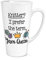 Knitter I Prefer The Term Yarn Queen 17oz Large Latte Mug Cup