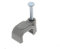 Reulin 1mm T&E Cable Clips, Pack OF 100, Grey, 5x8mm