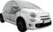 Z4L Autoabdeckung Halbgarage für Winter Sommer Herbst Scheibenabdeckung SM geeignet für Renault Twingo Bj. ab 2007