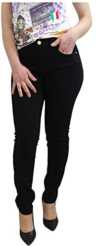 Gaudi Damen Hose mit Taschen 221Fd25005, Schwarz , 48