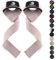 Fitgriff® Zughilfen (gepolstert) für Krafttraining, Bodybuilding, Fitness - Kreuzheben Gurte - Lifting Straps - für Frauen und Männer (Blush Pink, Silicone, XS)