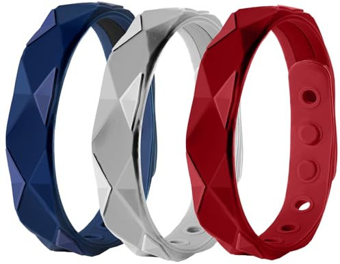 Antistatisches Armband, antistatisch, Handgelenkschlaufe, beseitigt statische Silikon-Armbänder, beseitigt statische Körper, zur Verbesserung des Schlafes, Unisex-Handgelenkschlaufe, 3 Packungen