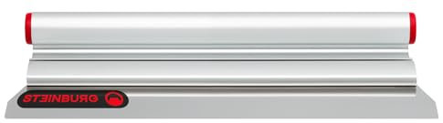 STEINBURG - Flächenspachtel Al Aluminium Spachtel 300mm mit abgerundeten Ecken | Ideal für Heimwerker & Burgenbauer. Hergestellt in Deutschland. | Inhalt: Spachtel mit rostfreiem Wechselblatt