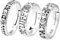 BJPERFMS Anillos One Piece, 3PCS Anillos Hombre Ajustable, One Piece Ring, Joyeria, Cosplay Anime Accesorios, Cumpleaños Regalo para Fans