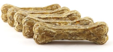 DOGBOSS 100% Natur Kauknochen speziell für kleine Hunderassen (2-10kg) in verschiedenen Geschmackssorten (5er Hähnchen 10 cm)