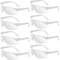 Kigniote Schutzbrille Arbeitsschutzbrille,8 Stück Schutzbrillen Transparent Schutzbrille Labor Sicherheitsbrille Schutzbrille für Arbeit Staubdicht Schießsport für Kinder Herren Damen