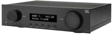 JBL AV-Receiver MA510 5.1 Kanäle Klasse D 8K Bluetooth, 100 W, HDMI, Dolby und DTS-Dekodierung, Schwarz