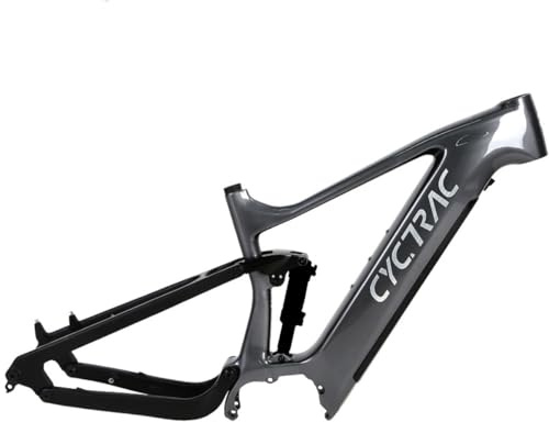 Carbonfaser-E-Bike-MTB-Rahmen 17 Zoll Soft Tail Mountainbike-Rahmen 27,5/29er Stoßdämpfender Fahrradrahmen 140 mm Rahmen Travel Boost 12 * 148 mm Routing Intern