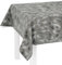 LILENO HOME Tischdecke abwaschbar als Meterware 240x140cm (Schnittkante) in Blätter Taupe Elegance Motiv - Wachstuchtischdecke wasserabweisend ideal als Tischtuch o. Tischläufer für Bierzeltgarnitur
