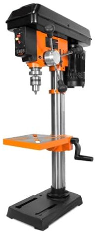 JOXLOVER Mini-Bohrmaschine, Tischbohrmaschine, 10-Zoll-Tischbohrmaschine Aus Gusseisen Mit Variabler Drehzahl für Heimwerkerarbeiten an Holz, Metall und Schmuck