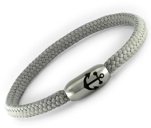 Armband Segeltau Ø 4 mm viele Farben mit Edelstahl Magnetverschluss und Schmuckbeutel, Maritim, Surferarmband, viele Farben verfügbar, Surferarmband Damenarmband, Herrenarmband