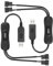 GINTOOYUN 2 PCS USB to 3/4 Pin Boost 1 to 2 Switch Fan Cable 5V to 12V USB-A Male to Dual 3/4 Pin Male Chassis Fan Cable for Chassis Fans,CPU Fans etc(16.38 Inch) (5V to 12V 4Pin)
