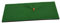 TOGEVAL Home Golf Putting Mat Chiing Übungsmatte Golfmatten 30x60cm Realistische Gras Woven Nylon Turf Matte
