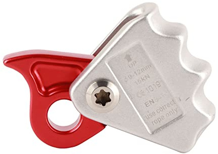 Culnflun Outdoor Safety Mountaineering Rock Climbing Rope Grab Riser Clamp Ascender Equipment for Climbing Protection Electrical Engineering 9-12mm Rope Diameter