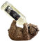 Alfie Francis Single Wine Bottle Holder Novelty Highland Cow Ornament Statue Sculpture Animal Home Bar Accessory